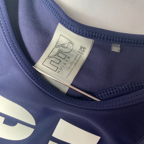 P.E. NATION Sports Tank in Navy Size XS - Picture 10 of 10